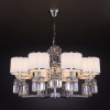 Подвесная люстра Eurosvet 10099/8 хром/хрусталь
