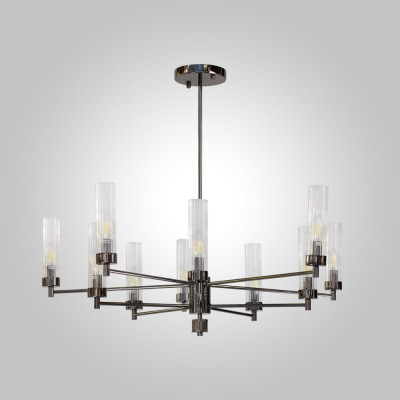 Люстра на штанге AM Group INDIGO SP10 PEARL BLACK