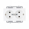 Розетка Arte Milano 206.40-2.white