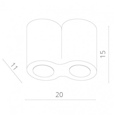 Накладной светильник ARTE Lamp A5633PL-2BK