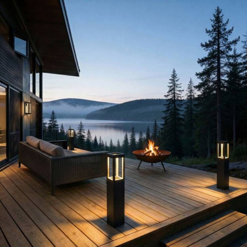 Садово-парковый светильник Elektrostandard 1529 Frame 3000K чёрный