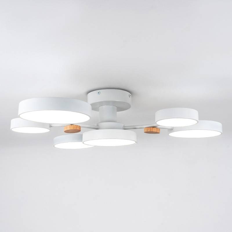 Люстра на штанге LED4U L3201-700 WT