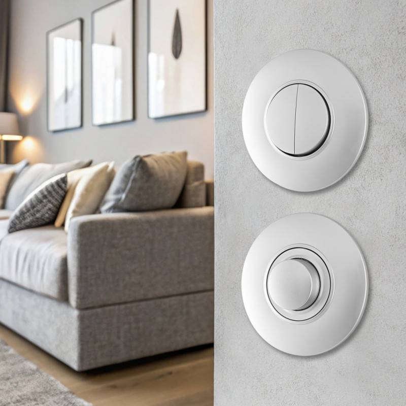 Выключатель Arte Milano SET08-1-30-2 silver