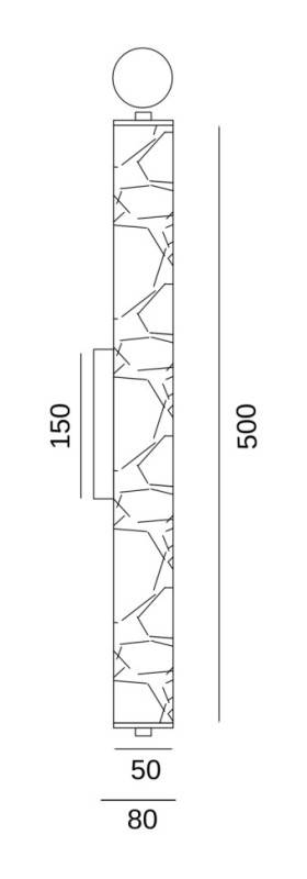 Бра Fluorite FL1047-3W