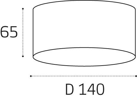 Накладной светильник ITALLINE IT014-0206 nickel