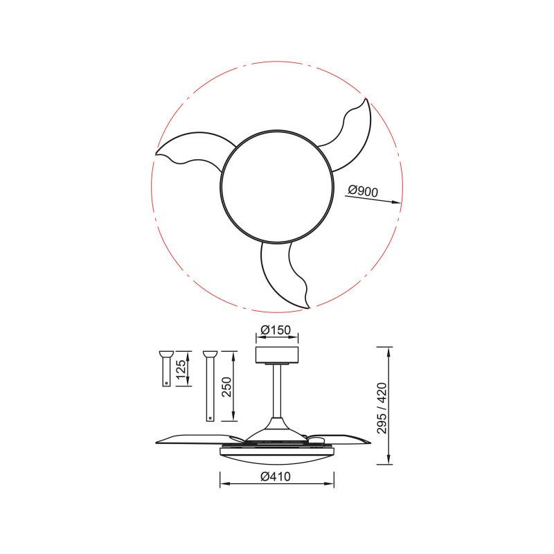 Подвесной светильник Mantra 9009