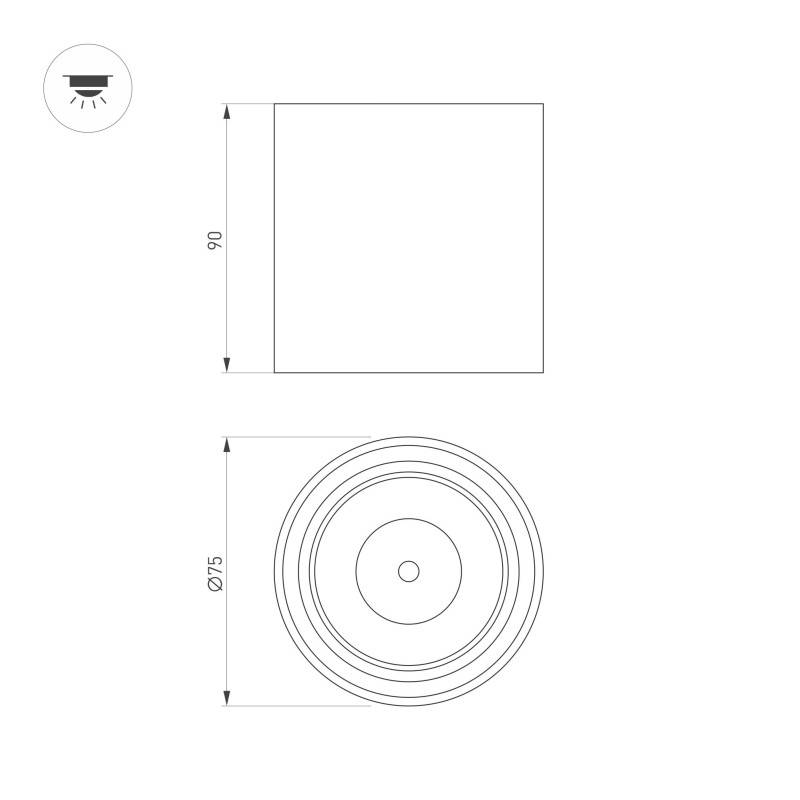 Влагозащищенный светильник Arlight 039379