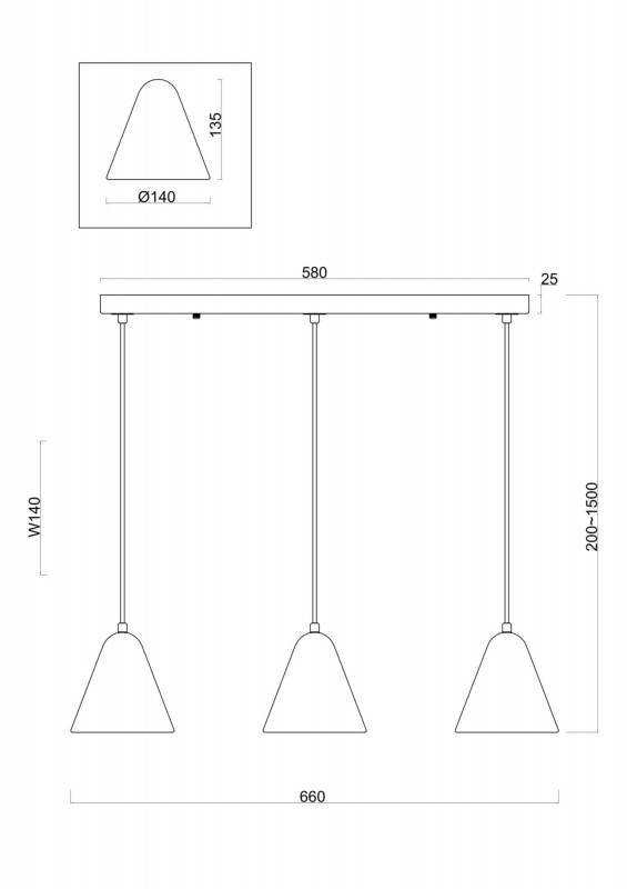 Подвесной светильник Freya FR8004PL-03WG