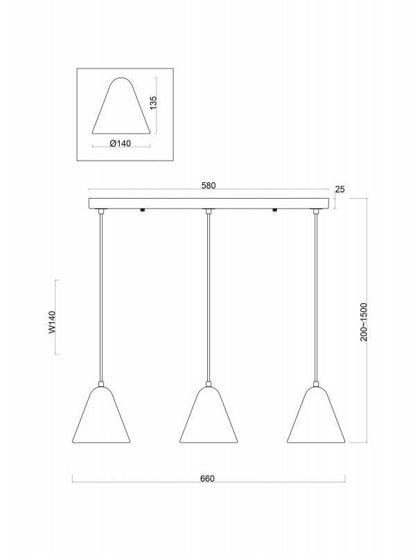 Подвесной светильник Freya FR8004PL-03WG