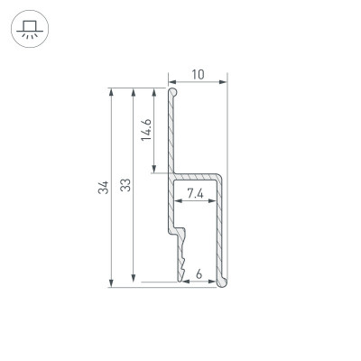 Профиль Arlight 039472