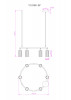 Подвесная люстра Moderli V11068-6P