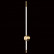 Накладной светильник Indigo Filato 14008/1W Brass