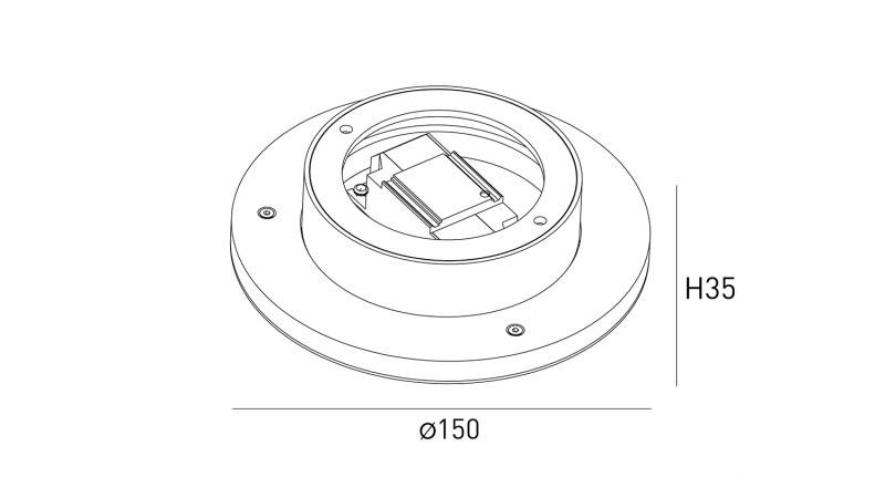 Бра DesignLed ML-R150-BL-WW