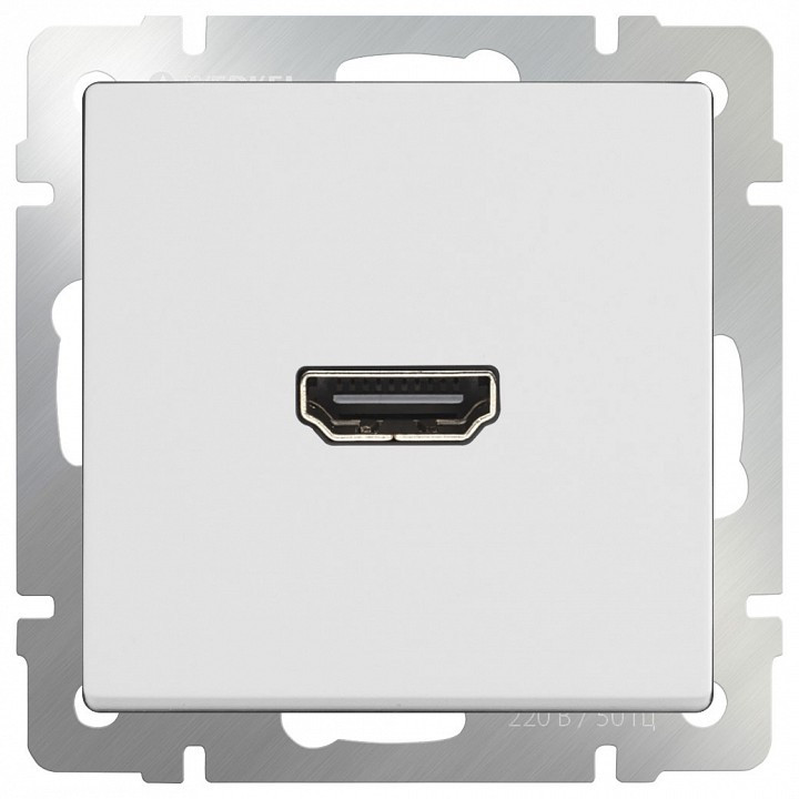 Розетка HDMI без рамки Werkel Белый WL01-60-11
