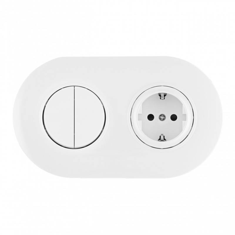 Розетка Arte Milano SET08-2-40-1-30-2 white