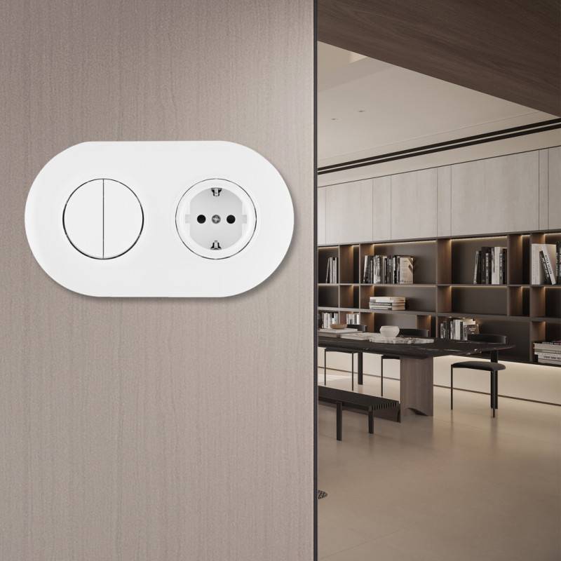 Розетка Arte Milano SET08-2-40-1-30-2 white