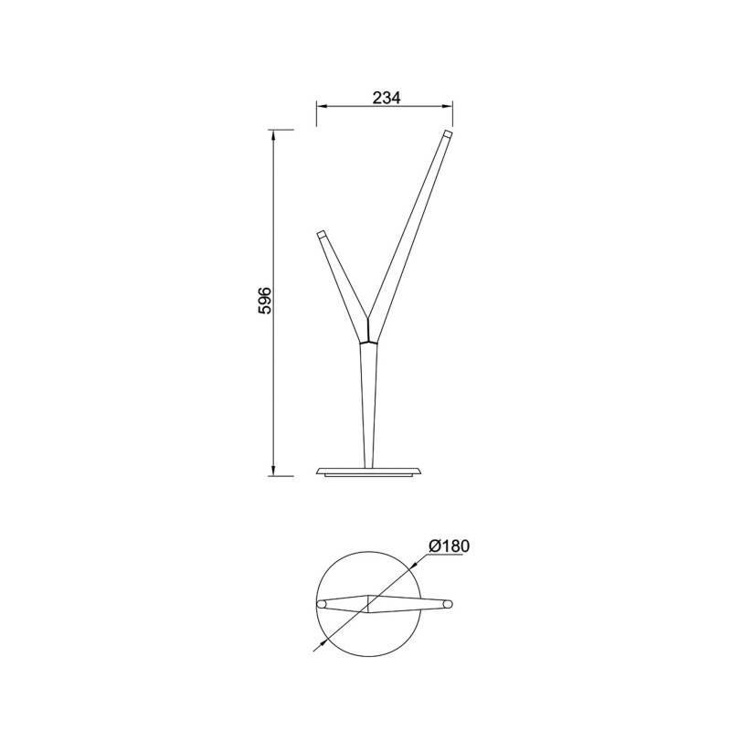 Настольная лампа Mantra 9213