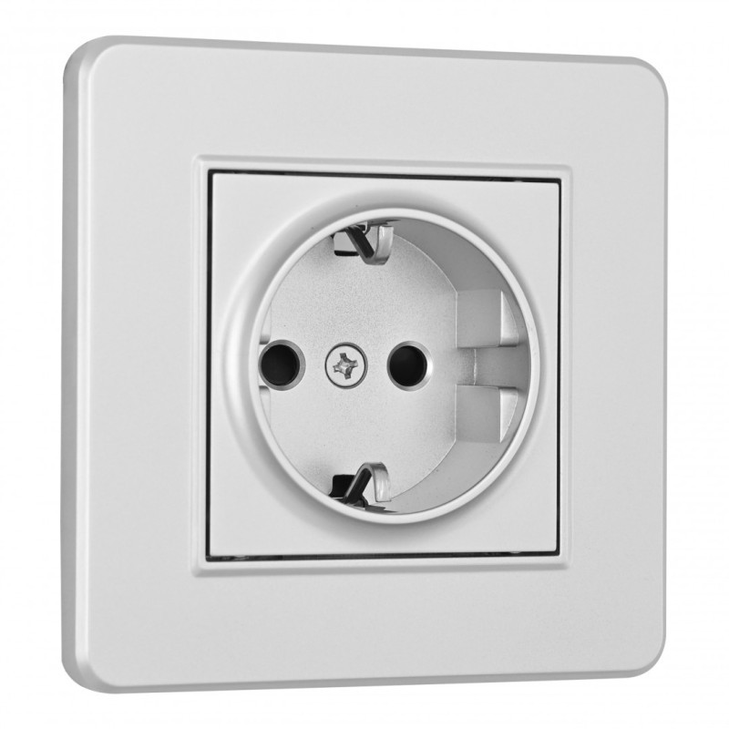 Розетка Arte Milano SET16-1-40-1 silver