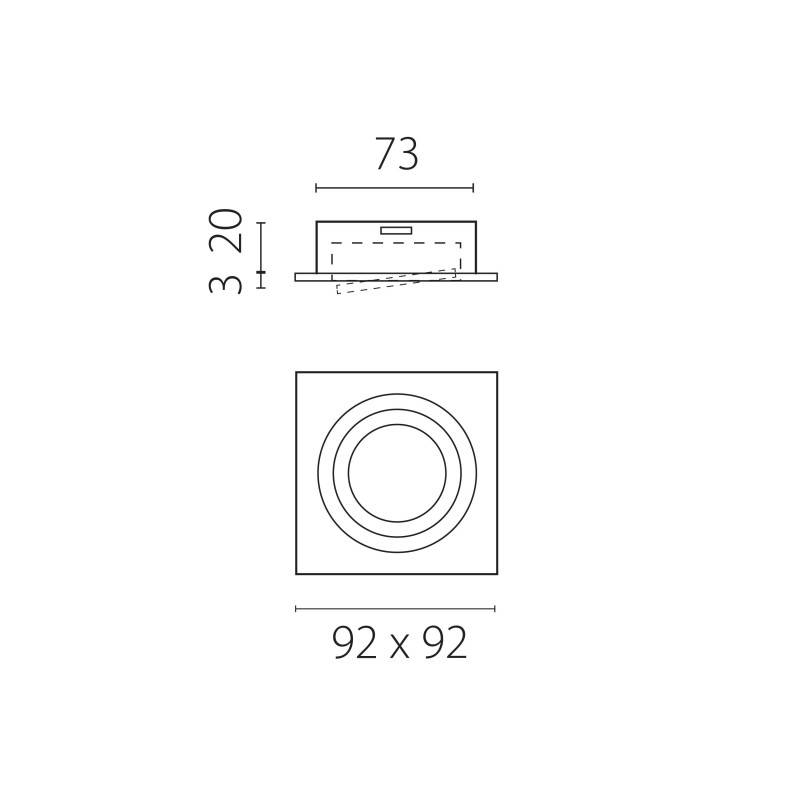 Встраиваемый светильник Lightstar 011615