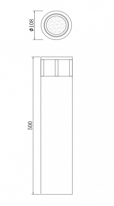 Наземный низкий светильник Maytoni Wolseley Road O011FL-L6B