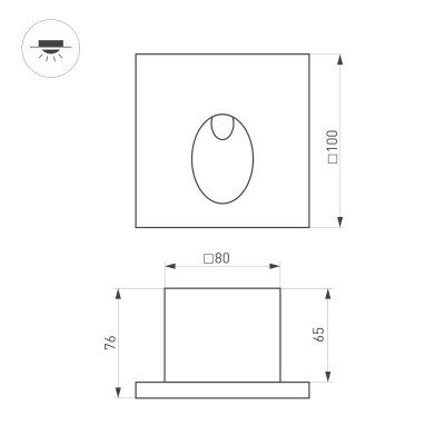 Светильник для ступеней Arlight 050876