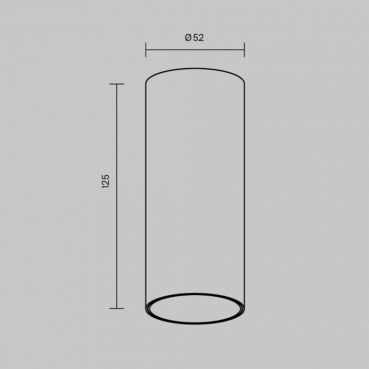 Накладной светильник Maytoni FOCUS LED C056CL-L12B2.7K-W-B