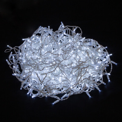 Светодиодный занавес Eurosvet 200-101 белый с эффектом мерцания 2*3м IP65