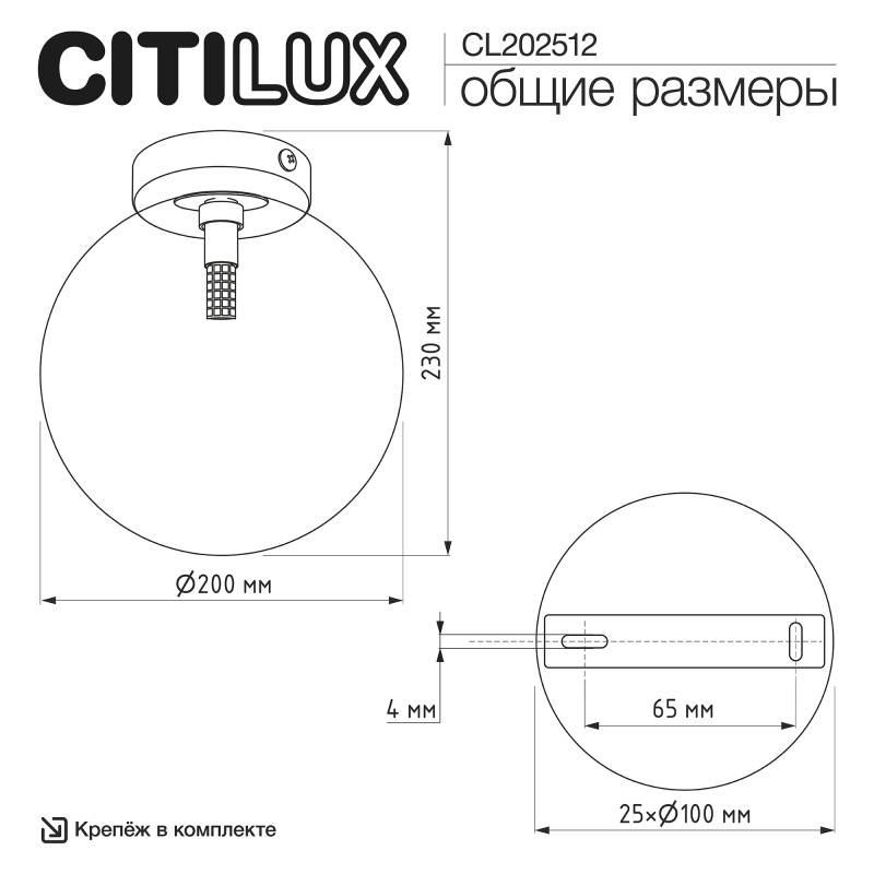 Накладной светильник Citilux CL202512