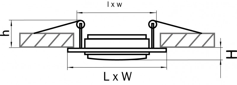 Встраиваемый светильник Lightstar 011611