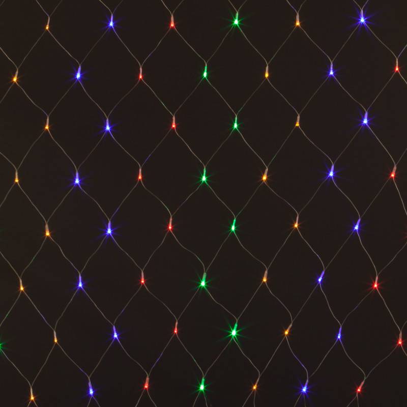 Светодиодная сеть Eurosvet 300-001 мульти 1,5*1,5м IP20