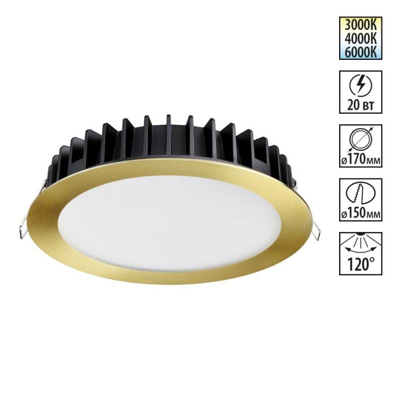 Встраиваемый светильник Novotech 358956