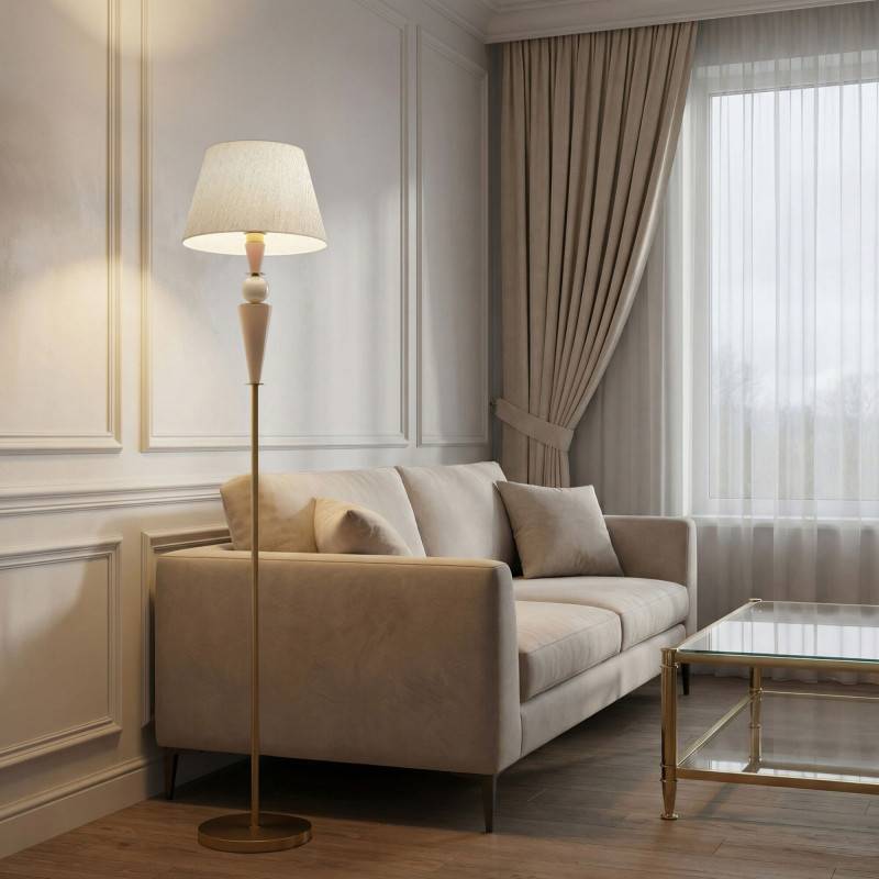 Торшер Eurosvet 109014 латунь