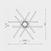 Накладной светильник MODELUX MDL.9374.600CL BK