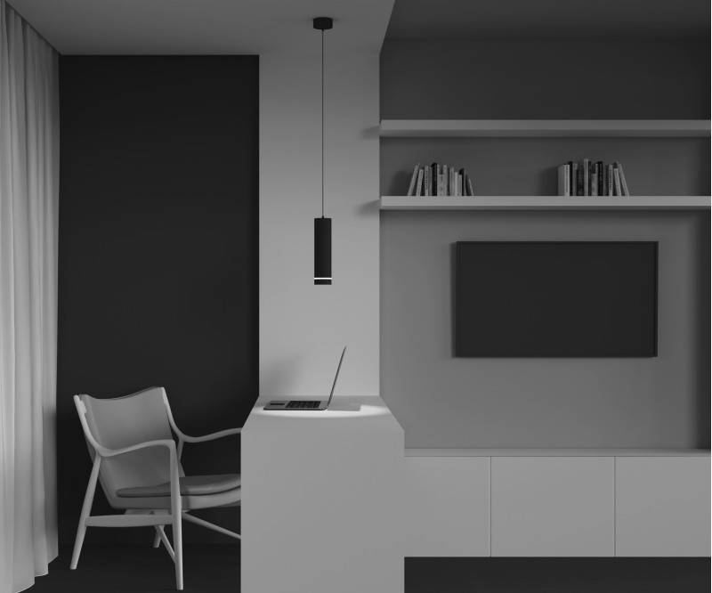 Подвесной светильник Maytoni Technical P085PL-12W3K-B