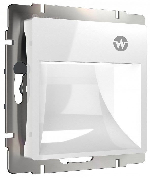 Заглушка для поста с подсветкой, без рамки Werkel белый W1154601
