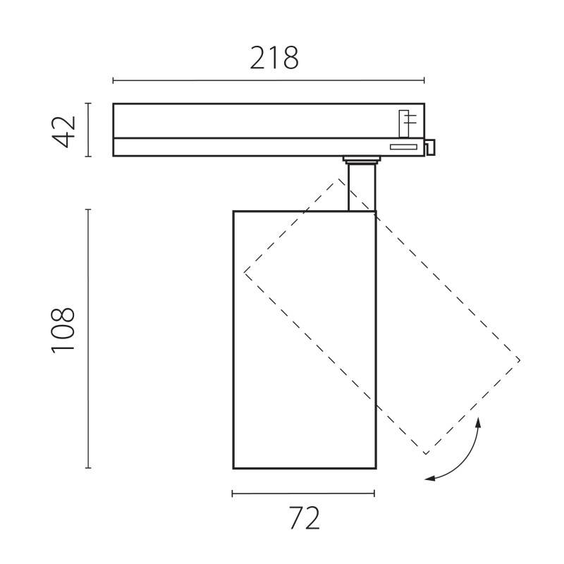 Светильник на шине Lightstar A5247TRIAC