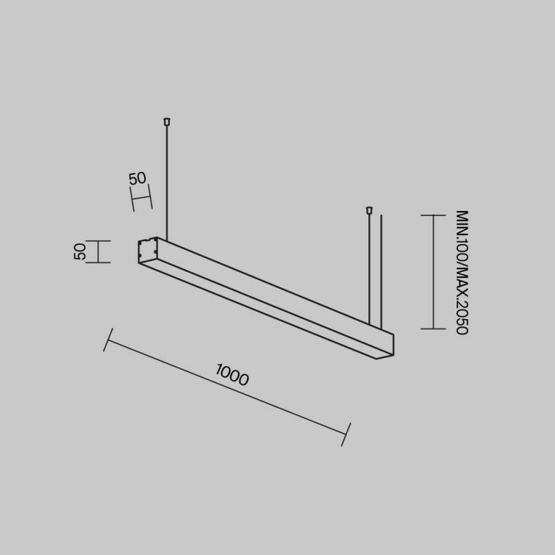 Офисный светильник Maytoni Technical LL312027