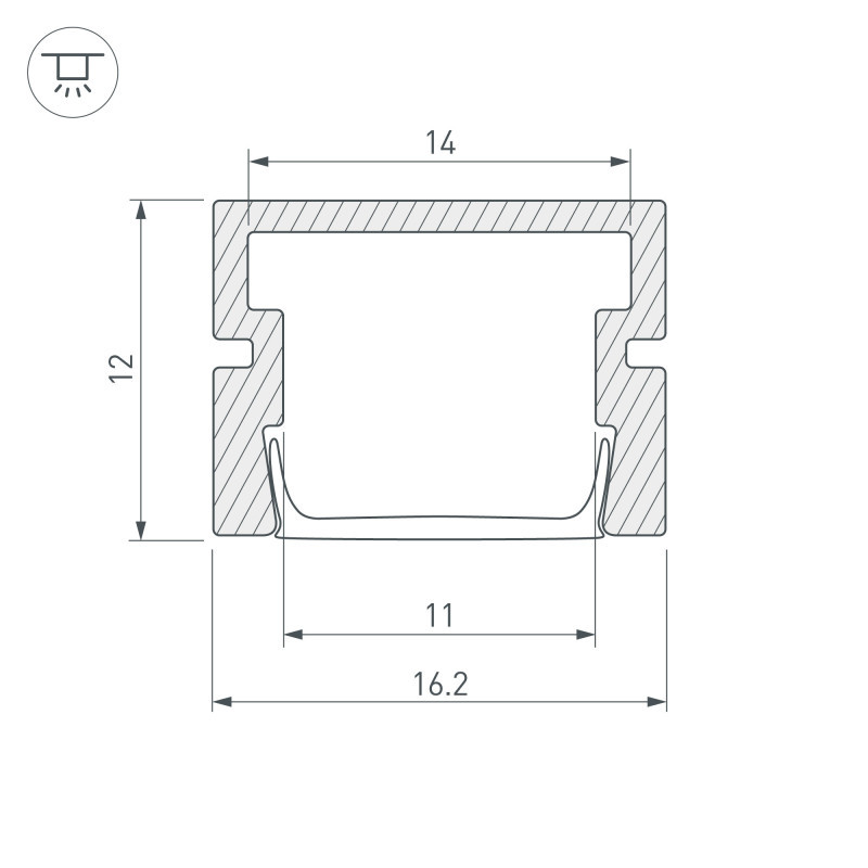 Профиль Arlight 035027
