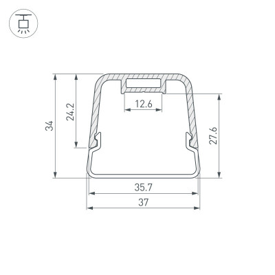 Профиль Arlight 055072
