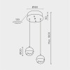Подвесной светильник MODELUX MS.2345.2 GD