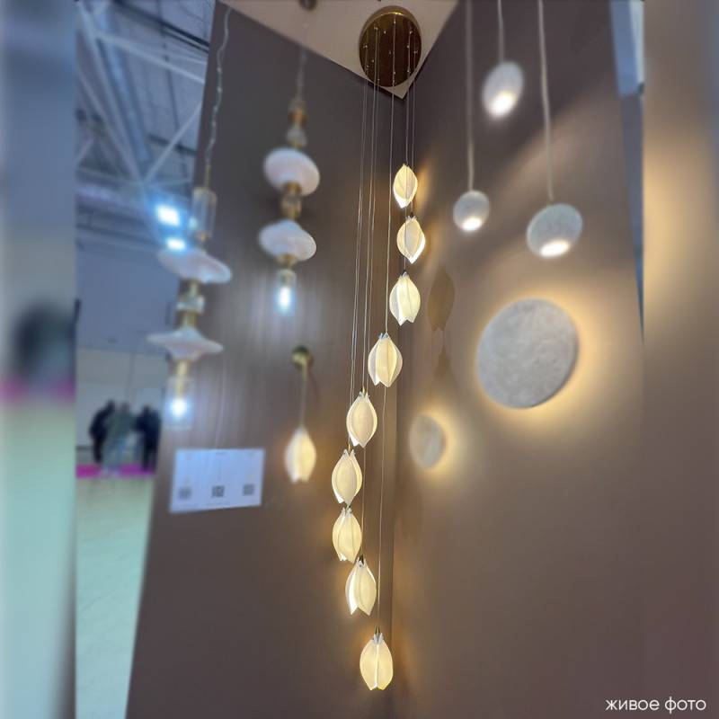 Каскадная люстра Crystal Lux FLOWERS SP9