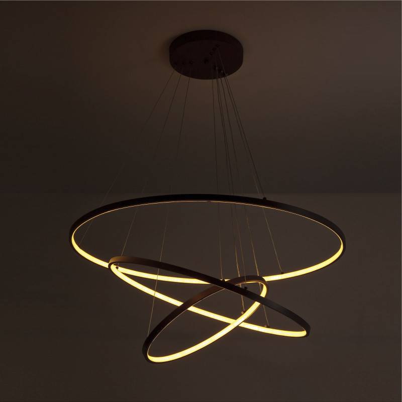 Каскадная люстра LED4U L5053-80-60-40 BR