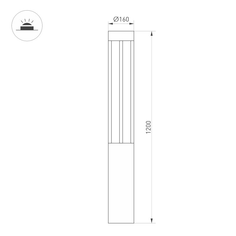 Садово-парковый светильник Arlight 047686