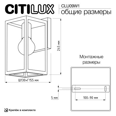 Светильник настенный Citilux CLU09W1