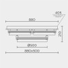 Накладной светильник MODELUX MDL.1058.880CL WH