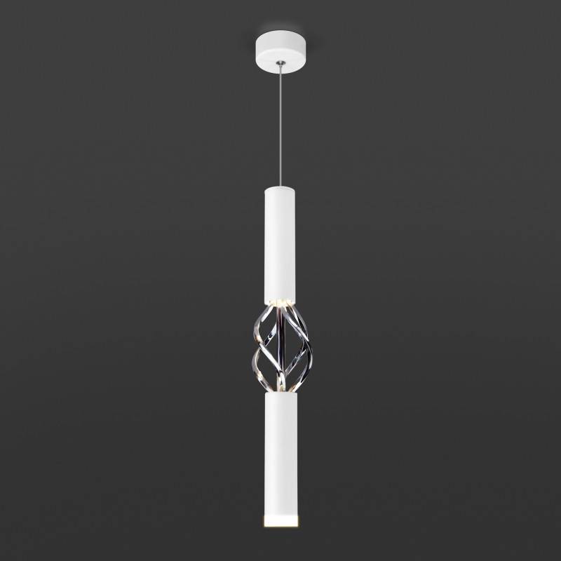 Подвесной светильник Eurosvet 50191/1 LED белый/хром