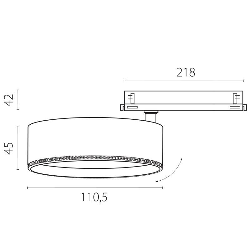 Светильник на шине Lightstar A5646DALI