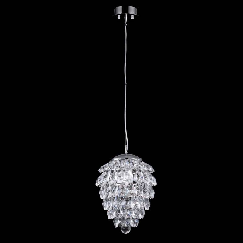 Подвесной светильник Crystal Lux CHARME SP1+1 LED CHROME/TRANSPARENT