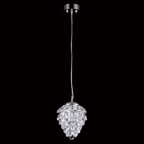 Подвесной светильник Crystal Lux CHARME SP1+1 LED CHROME/TRANSPARENT