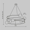 Подвесная люстра Maytoni MOD317PL-06G